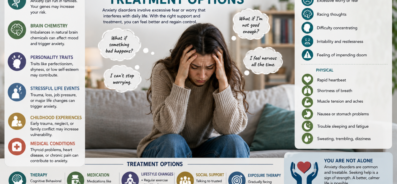 Anxiety Disorder Causes Symptoms and Treatment Options