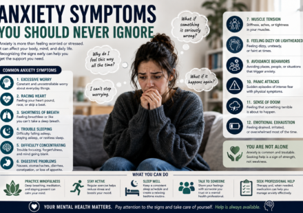 Anxiety Symptoms You Should Never Ignore