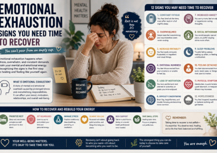 Emotional Exhaustion Signs You Need Time to Recover