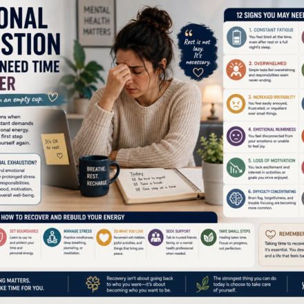 Emotional Exhaustion Signs You Need Time to Recover