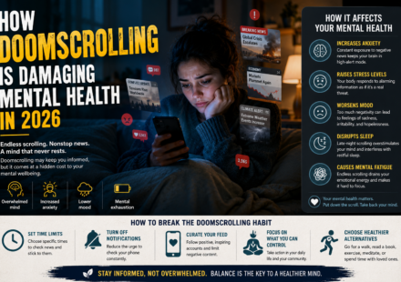 How Doomscrolling Is Damaging Mental Health in 2026