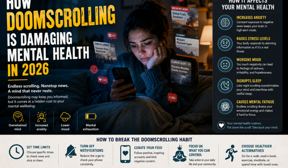 How Doomscrolling Is Damaging Mental Health in 2026