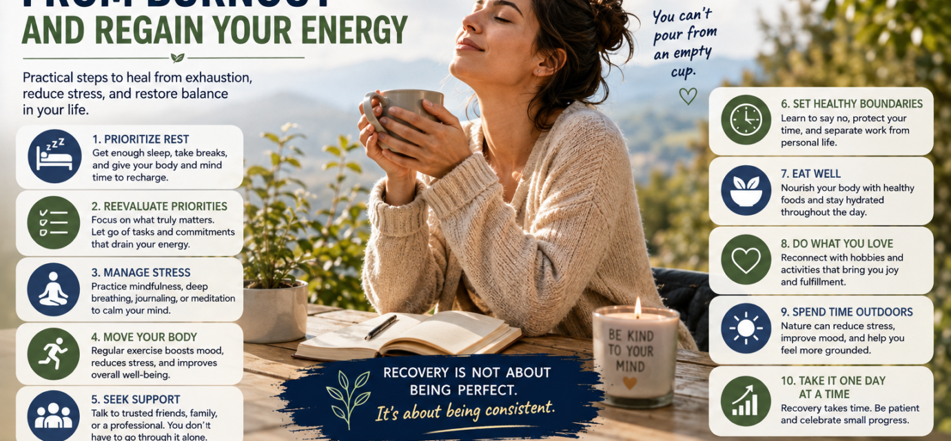 How to Recover from Burnout and Regain Your Energy