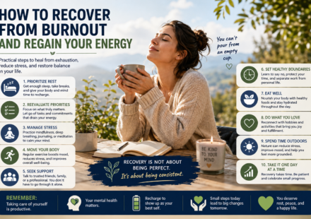 How to Recover from Burnout and Regain Your Energy