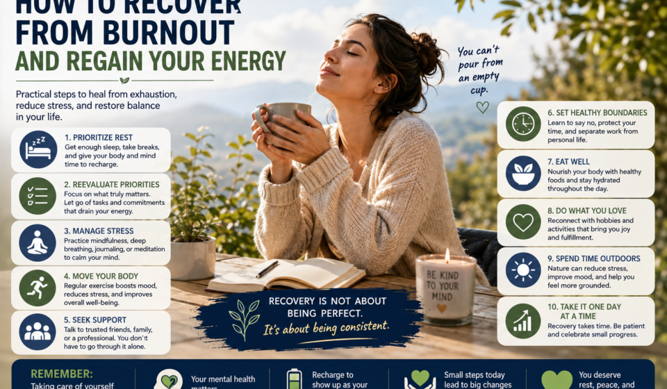 How to Recover from Burnout and Regain Your Energy
