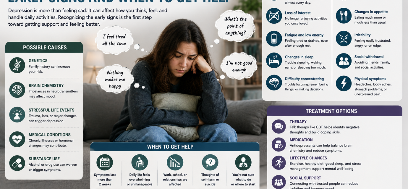 Depression Symptoms Early Signs and When to Get Help