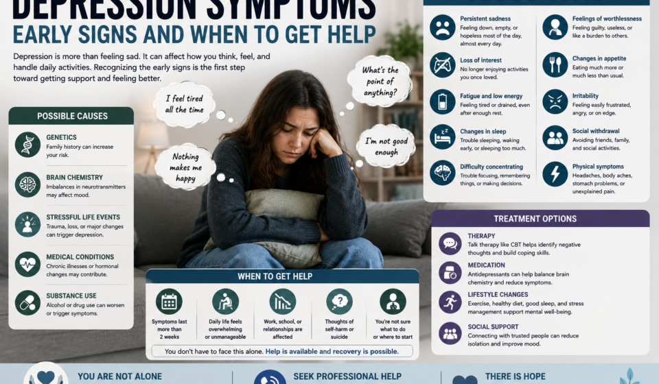 Depression Symptoms Early Signs and When to Get Help