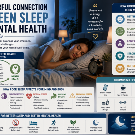 The Powerful Connection Between Sleep and Mental Health